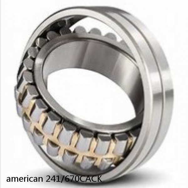 american 241/670CACK SPHERICAL ROLLER BEARING