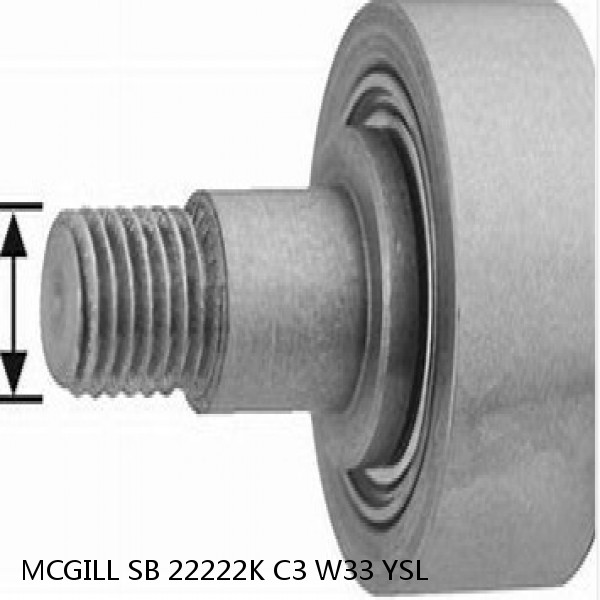 SB 22222K C3 W33 YSL MCGILL Bearings Cam Follower Stud-Mount Cam Followers V-Groove Cam Followers