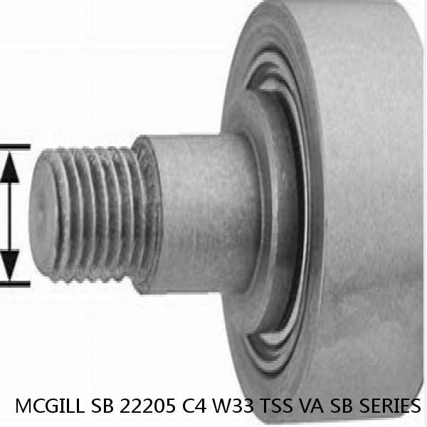 SB 22205 C4 W33 TSS VA SB SERIES MH MCGILL Bearings Cam Follower Stud-Mount Cam Followers V-Groove Cam Followers