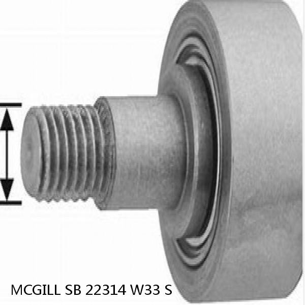 SB 22314 W33 S MCGILL Bearings Cam Follower Stud-Mount Cam Followers V-Groove Cam Followers